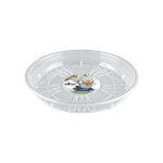 uni-saucer round 25cm transparente